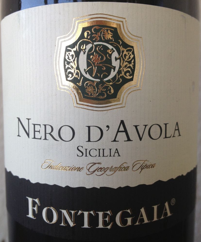 Casama Fontegaia Nero d'Avola Sicilia IGT 2011, Front, #1024