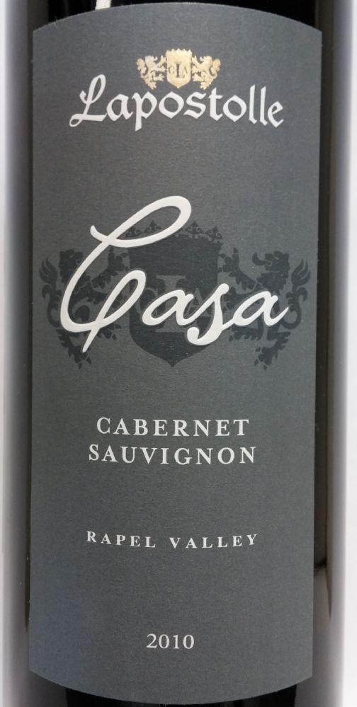 Casa Lapostolle S.A. Casa Cabernet Sauvignon 2010, Front, #1077