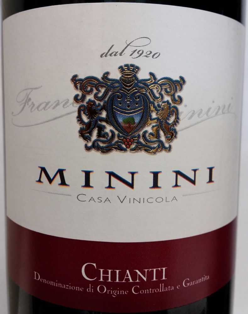 Cantine Francesco Minini S.p.a. Chianti DOCG 2011, Front, #1093