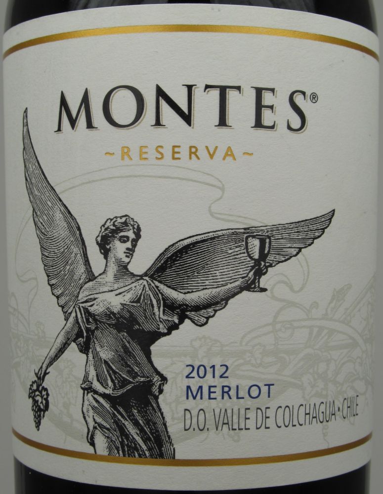 Montes S.A. Reserva Merlot D.O. Colchagua Valley 2012, Main, #1150