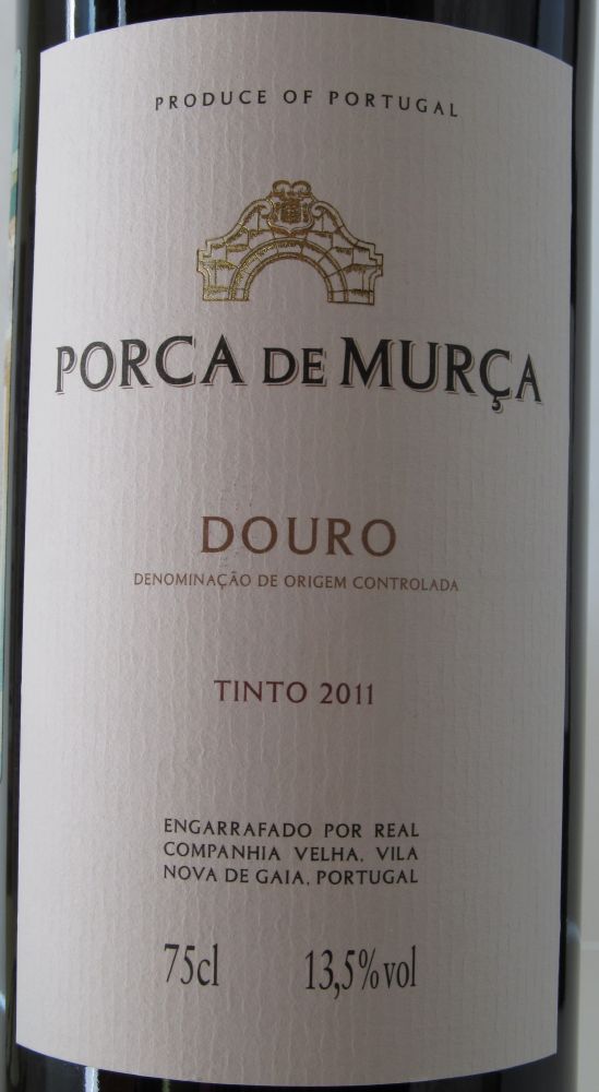 Real Companhia Velha S.A. Porca de Murça DOP Douro 2011, Front, #1251