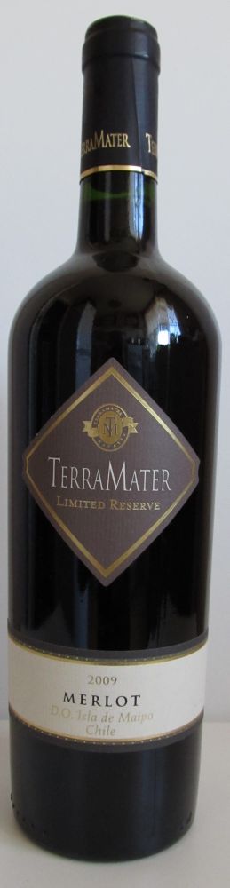 TerraMater S.A. Limited Reserve Merlot 2009, Front, #13