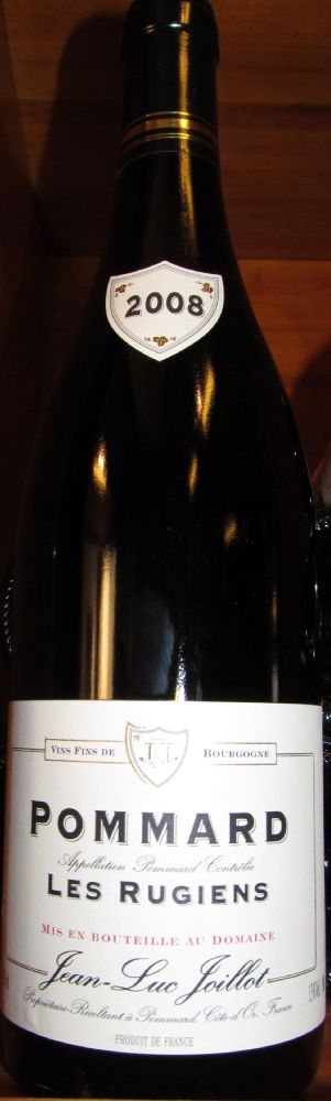 Domaine Jean-Luc Joillot Les Rugiens Pommard AOC/AOP 2008, Front, #1329