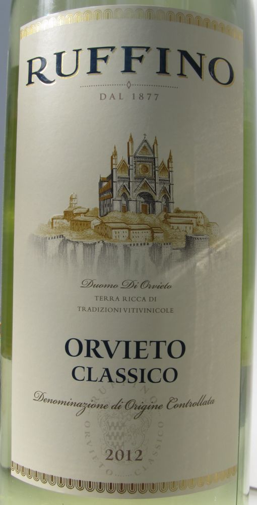 Ruffino S.R.L. Orvieto Classico DOC 2012, Front, #1340