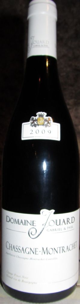 Domaine Jouard Gabriel et Paul Chassagne-Montrachet AOC/AOP 2009, Front, #1343