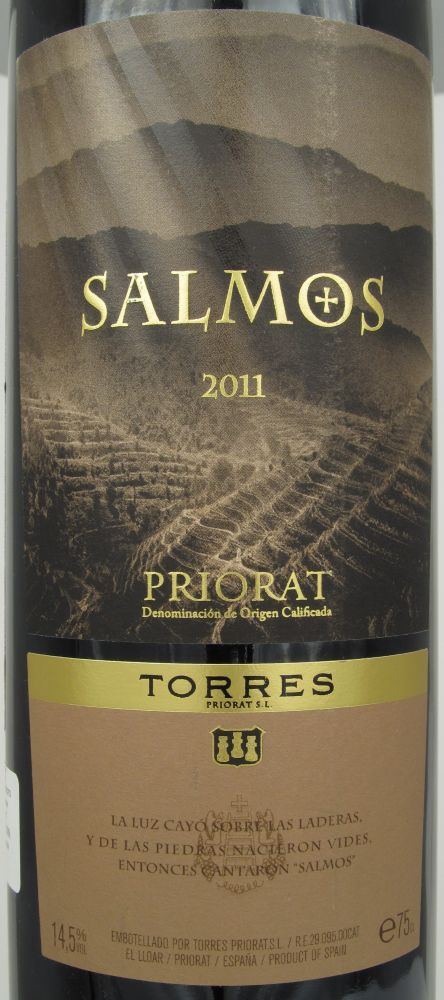 Torres Priorat S.L. SALMOS DOCa Priorat 2011, Main, #135