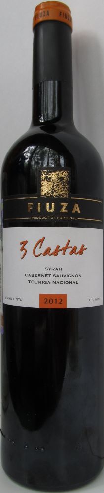Fiuza & Bright Soc. Viti. Lda 3 Castas Syrah Cabernet Sauvignon Touriga Nacional Vinho Regional Tejo 2012, Front, #1436