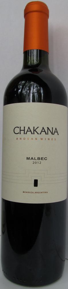 PROVIVA S.R.L. CHAKANA Malbec 2012, Front, #1452