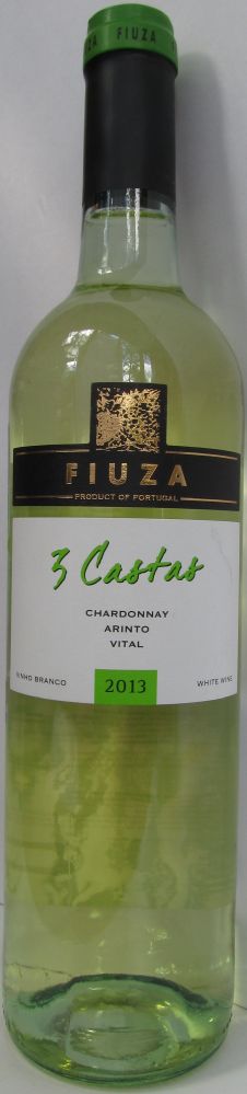 Fiuza & Bright Soc. Viti. Lda 3 Castas Chardonnay Arinto Vital Vinho Regional Tejo 2013, Front, #1472