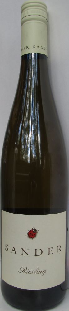 Weingut Sander Riesling 2012, Front, #1482