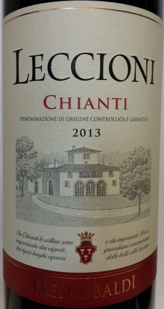 Marchesi de' Frescobaldi Srl Leccioni Chianti DOCG 2013, Front, #1488