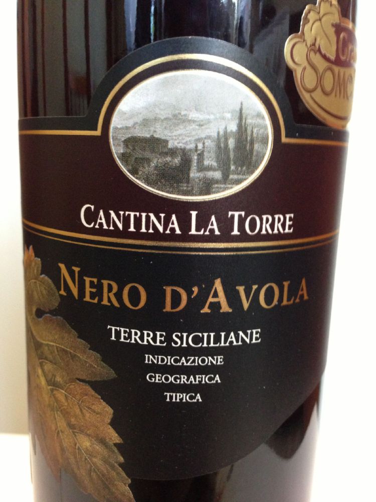 Cantina La Torre Nero d'Avola Terre Siciliane IGT 2013, Front, #1569