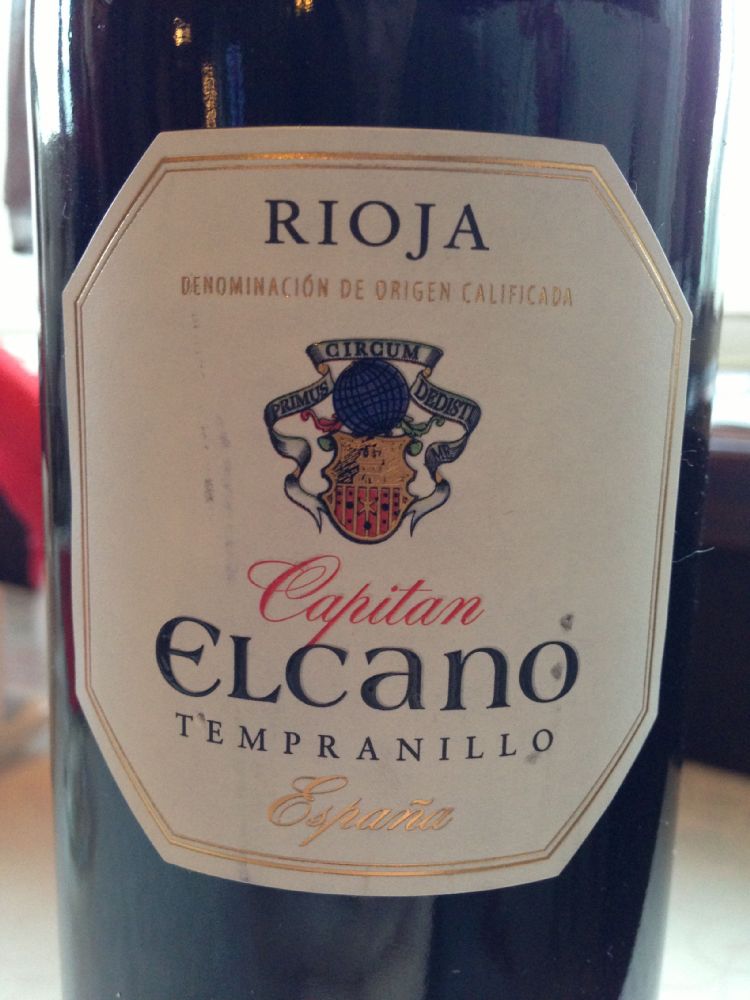 Hacienda y Viñedos Marqués del Atrio S.L. Capitan Elcano Tempranillo DOCa Rioja 2011, Front, #1576