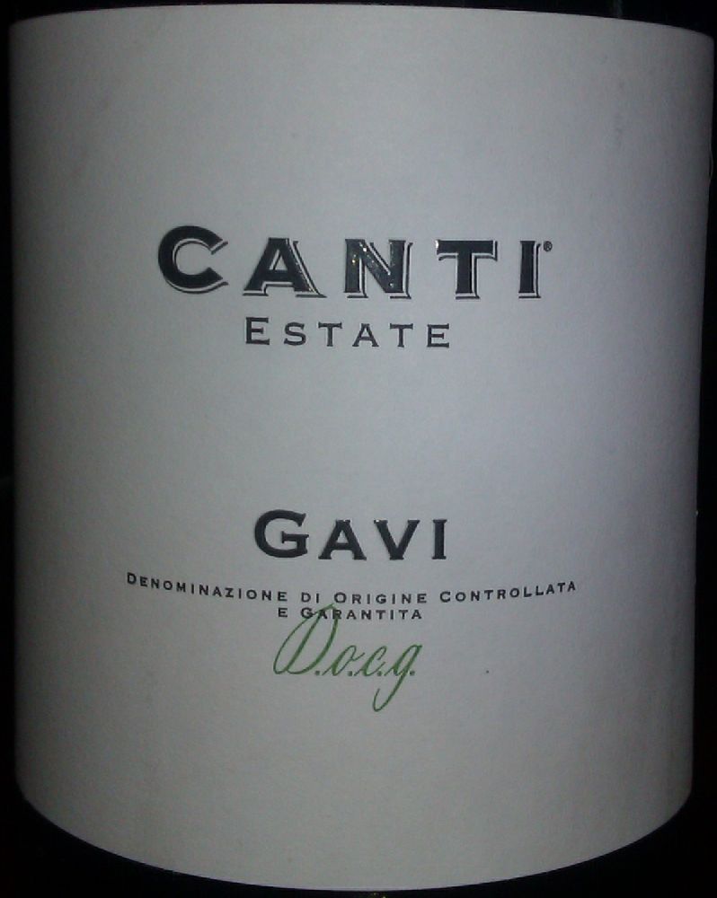 Canti Family S.p.A. Gavi DOCG 2013, Front, #1596