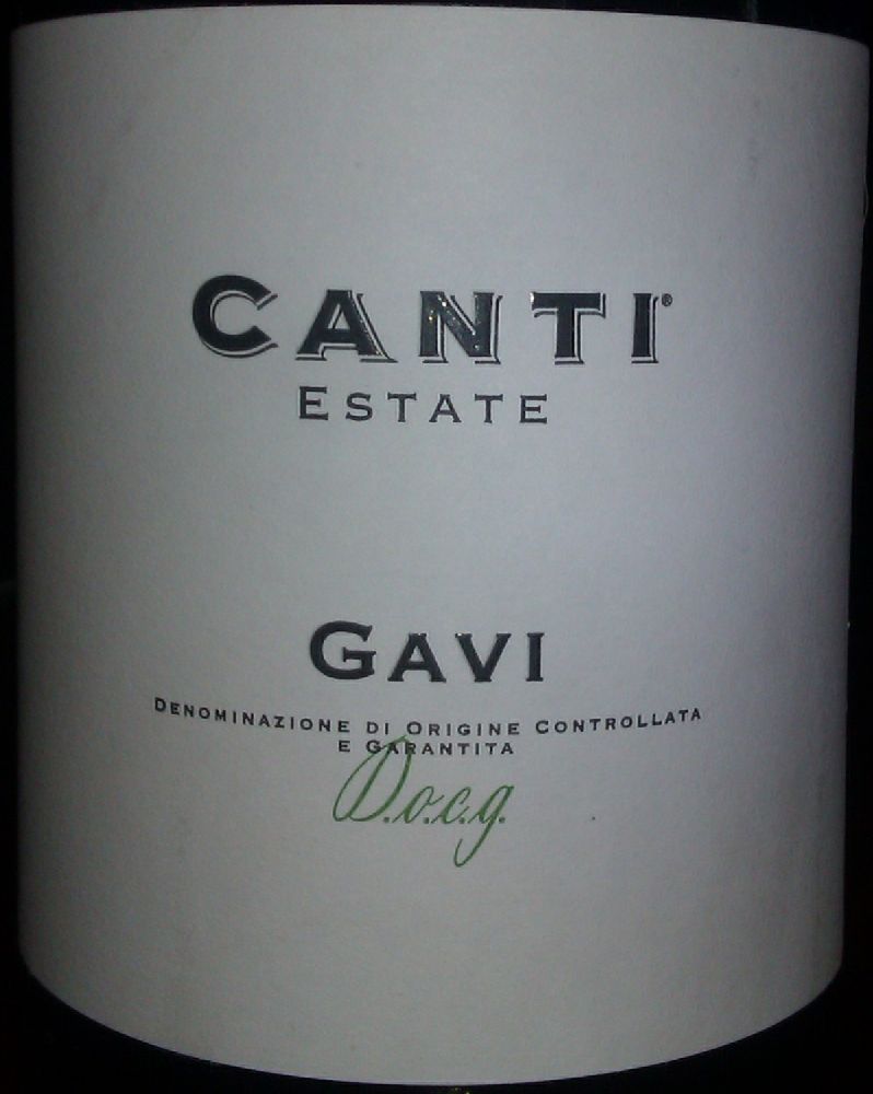 Canti Family S.p.A. Gavi DOCG 2013, Front, #1596