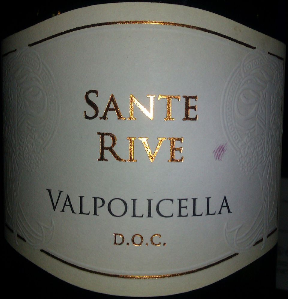 Cielo e Terra S.p.A. Sante Rive Valpolicella DOC 2013, Front, #1598