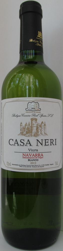 Bodegas Camino Real Spain S.L. CASA NERI DO Navarra 2012, Front, #1611