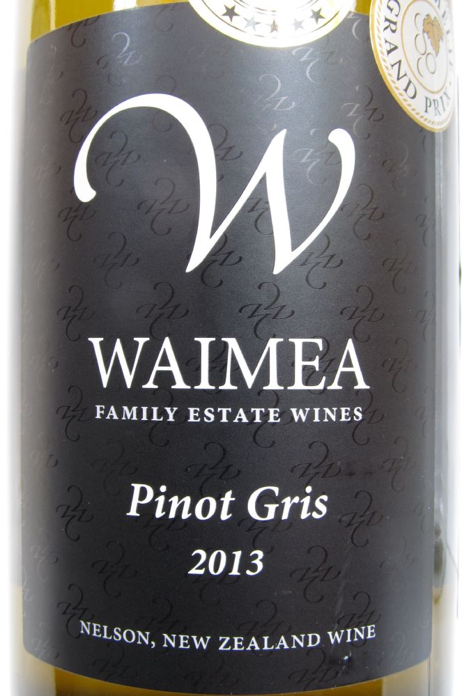 Waimea Estates (Nelson) Ltd Pinot Gris Nelson 2013, Main, #1617