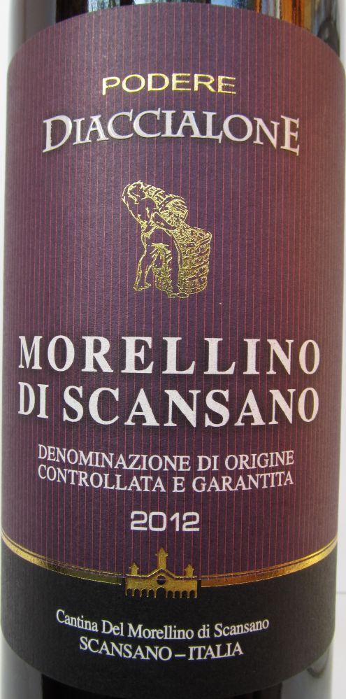 Cantina Vignaioli del Morellino di Scansano S.c.A Podere Diaccialone Morellino di Scansano DOCG 2012, Front, #1644