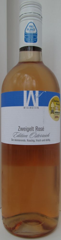 Wegenstein GmbH Zweigelt Rosé Edition Österreich 2013, Front, #1661