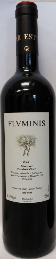 Mas de l'Abundància Viticultors S.L. FLVMINIS DO Montsant 2012, Front, #1683