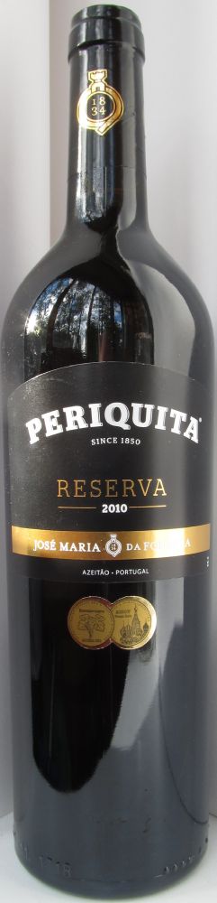 José Maria da Fonseca Vinhos S.A. Periquita Reserva Vinho Regional Penísula de Setúbal 2010, Front, #1708