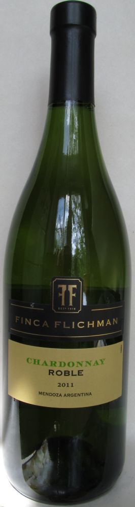 Finca Flichman S.A. Roble Chardonnay 2011, Front, #173