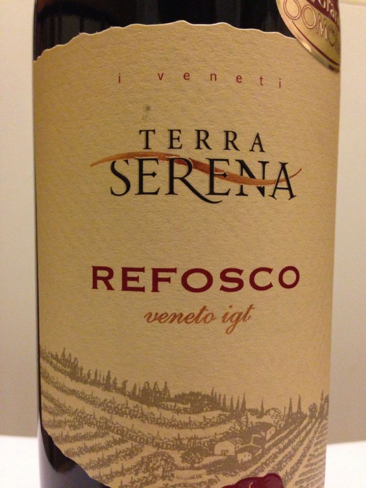 Vinicola Serena S.r.l. Terra Serena Refosco Veneto IGT 2013, Front, #1735