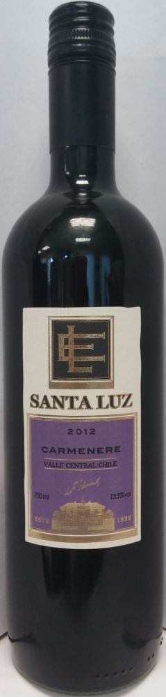 Viña Luis Felipe Edwards SANTA LUZ Carménère 2012, Front, #1773