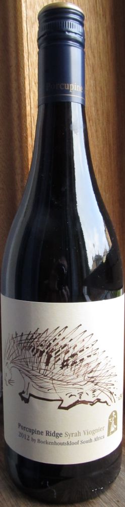 Boekenhoutskloof Winery (Pty) Ltd Porcupine Ridge Shiraz Viognier 2012, Front, #1798