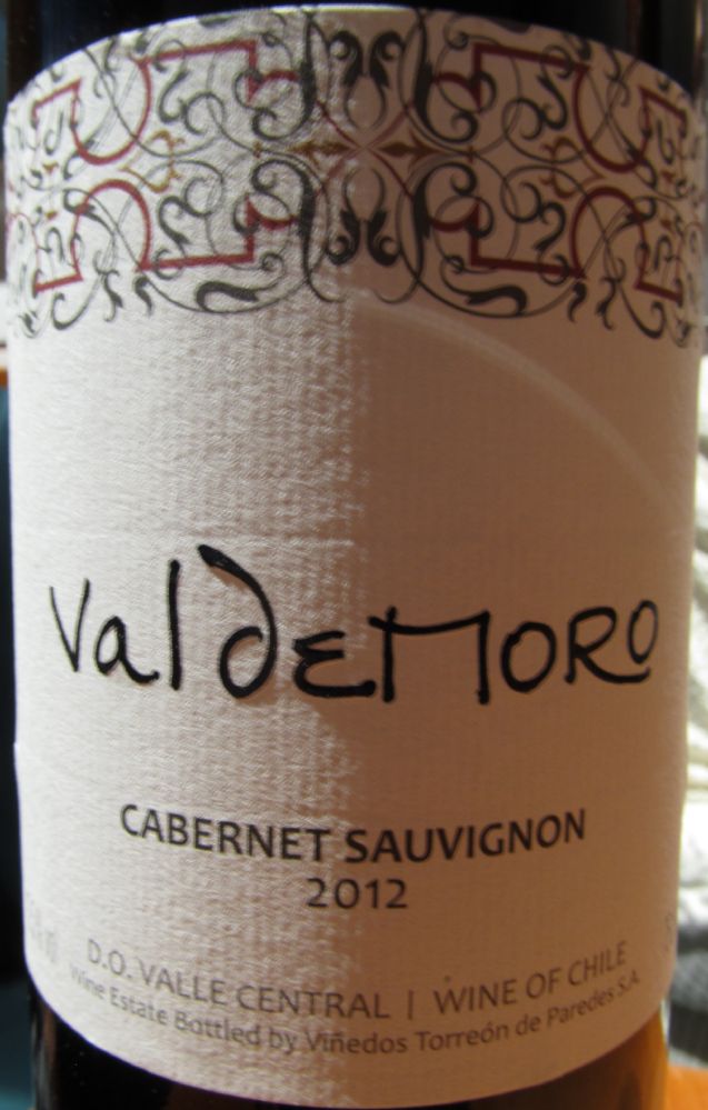 Viñedos Torreón de Paredes S.A.  Valdemoro Cabernet Sauvignon 2012, Main, #1808