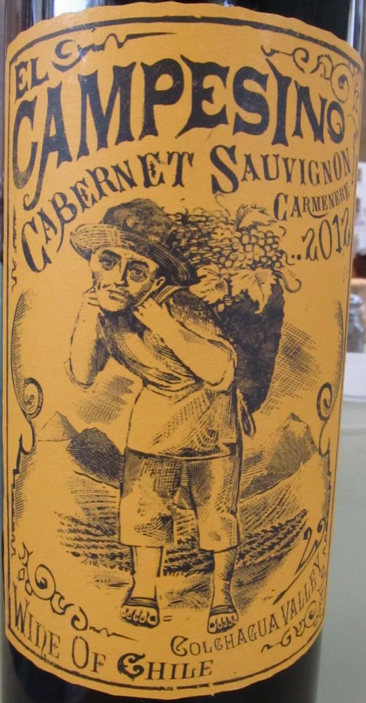 Viñedos Errazuriz Ovalle S.A. EL CAMPESINO Cabernet Sauvignon Carménère D.O. Colchagua Valley 2012, Main, #1881