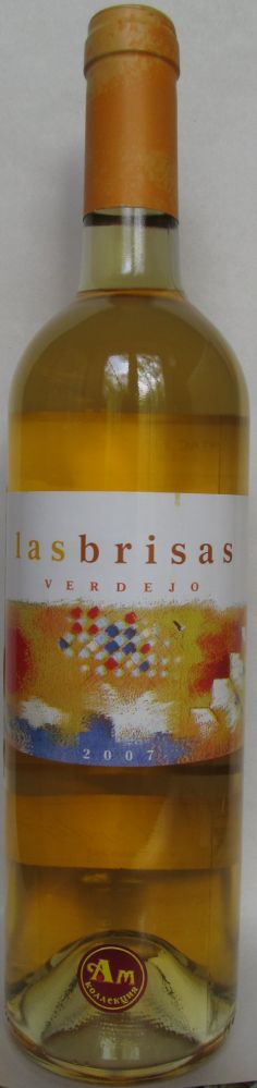 Bodegas Naia S.L. Las Brisas Verdejo DO Rueda 2007, Front, #190