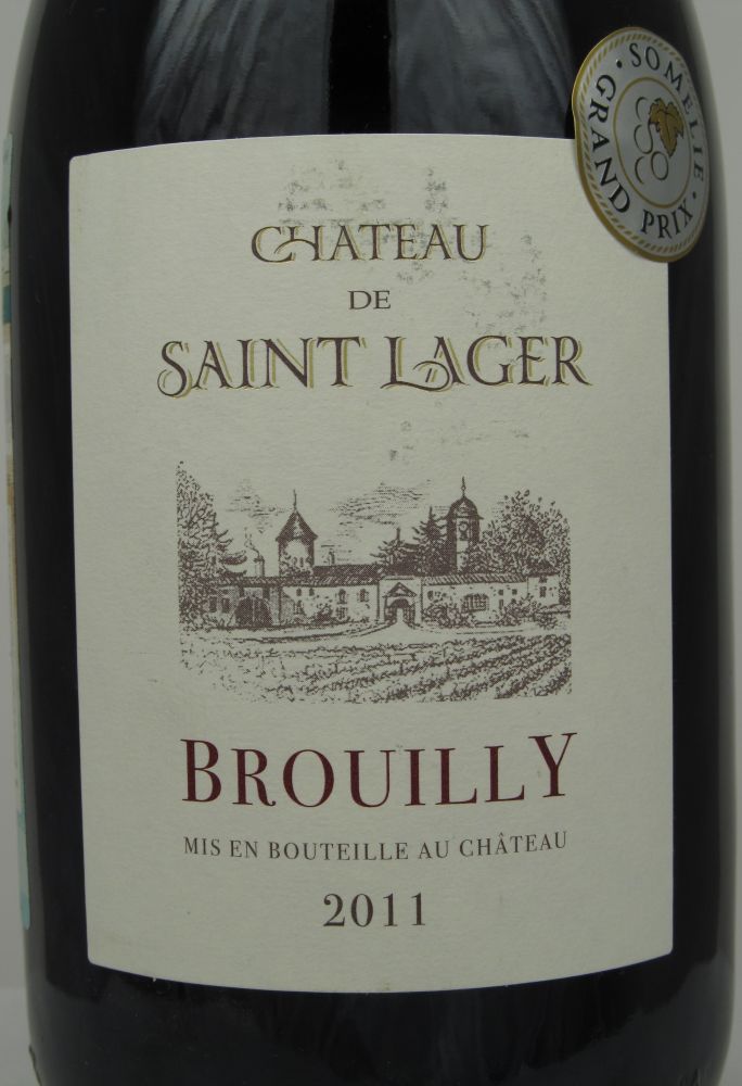 S.C.E.A. Domain Château de Pizay Château de Saint Lager Brouilly AOC/AOP 2011, Front, #217