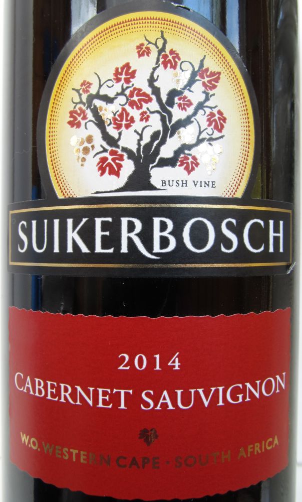 Bonaire Wine Exporters (Pty) Ltd Suikerbosch Cabernet Sauvignon W.O. Western Cape 2014, Main, #2230