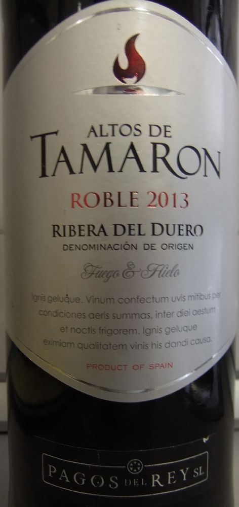 Pagos del Rey S.L. Altos de Tamaron DO Ribera del Duero 2013, Main, #2304