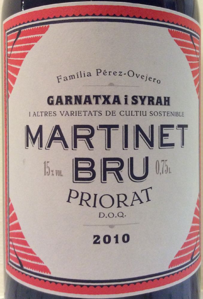 Mas Martinet Viticultors S.L. MARTINET BRU DOCa Priorat 2010, Main, #2404