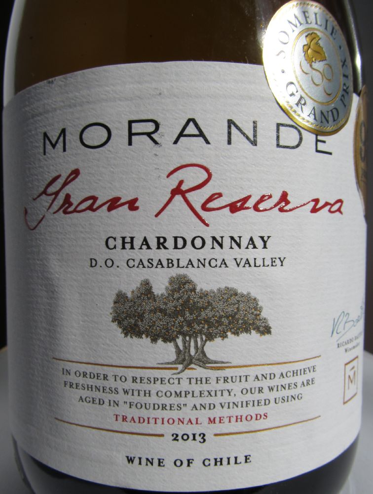 Viña Morandé S.A. Gran Reserva Chardonnay D.O. Casablanca Valley 2013, Main, #2433