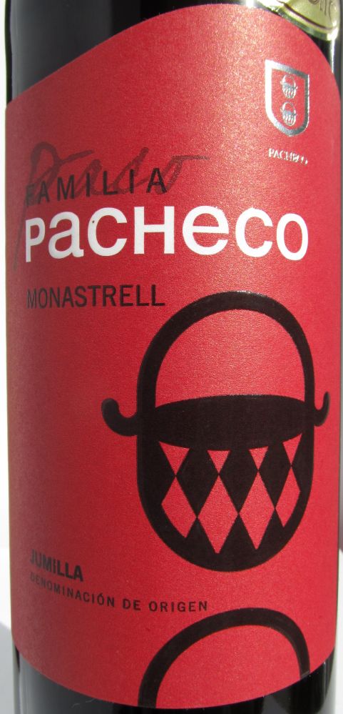 Bodegas Viña Elena S.L. Familia Pacheco Monastrell DO Jumilla 2014, Main, #2439