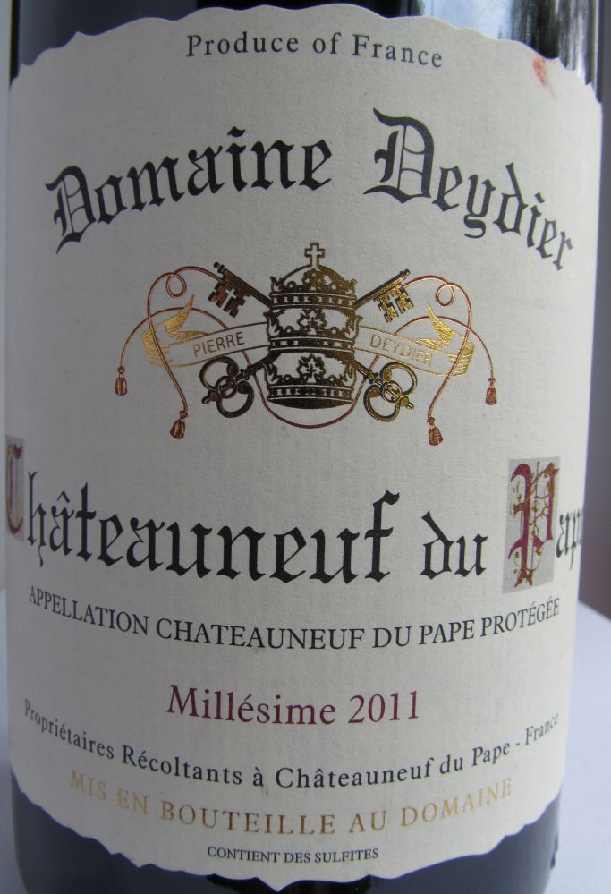 Domaine Deydier Châteauneuf-du-Pape AOC/AOP 2011, Main, #2465