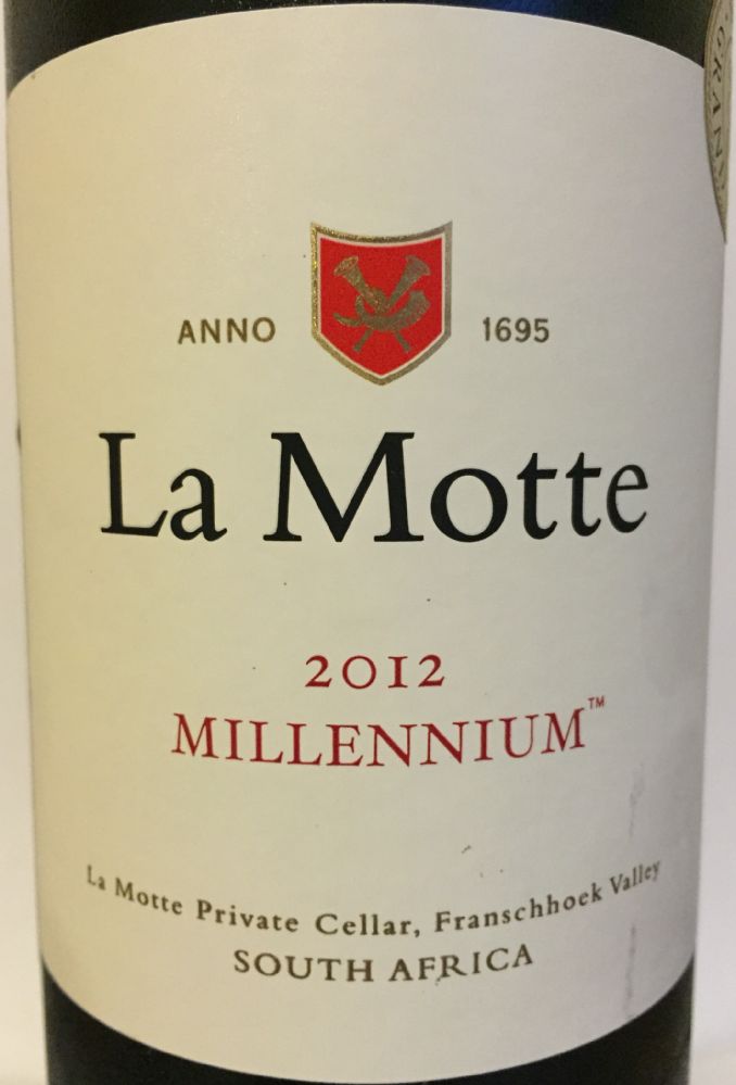 La Motte Wine Estate (PTY) LTD MILLENNIUM 2012, Main, #2471