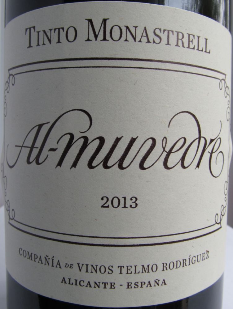 Compañia de Vinos Telmo Rodriguez S.L. Al-Muvedre Monastrell DO Alicante 2013, Main, #2477