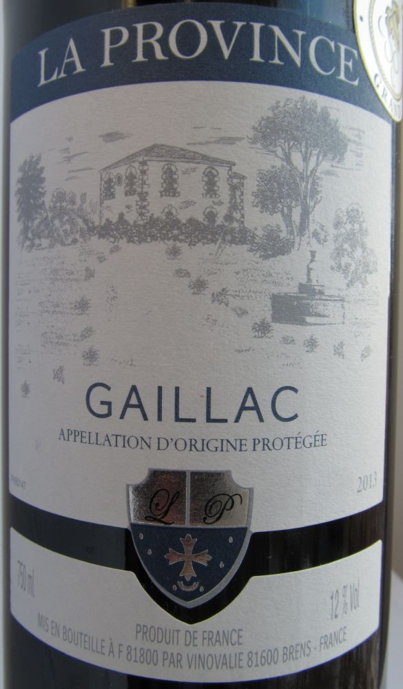 Vinovalie La Province Gaillac AOC/AOP 2013, Main, #2573