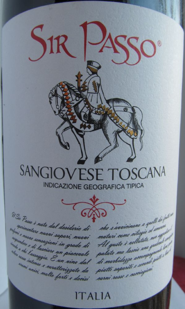 Barbanera S.r.l. Sir Passo Sangiovese Toscana IGT 2014, Main, #2577