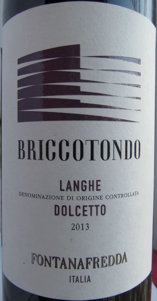 Fontanafredda S.r.l. BRICCOTONDO Langhe Dolcetto DOC 2013, Main, #2587