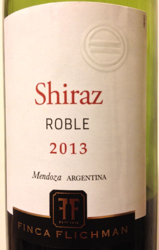 Finca Flichman S.A. Roble Shiraz 2013, Main, #2642