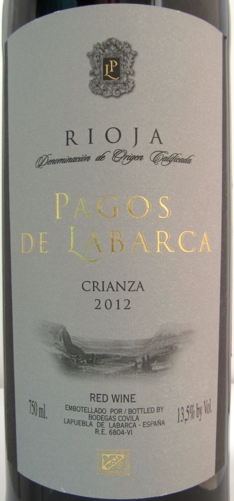 Bodegas Covila Pagos de Labarca Crianza DOCa Rioja 2012, Main, #2668