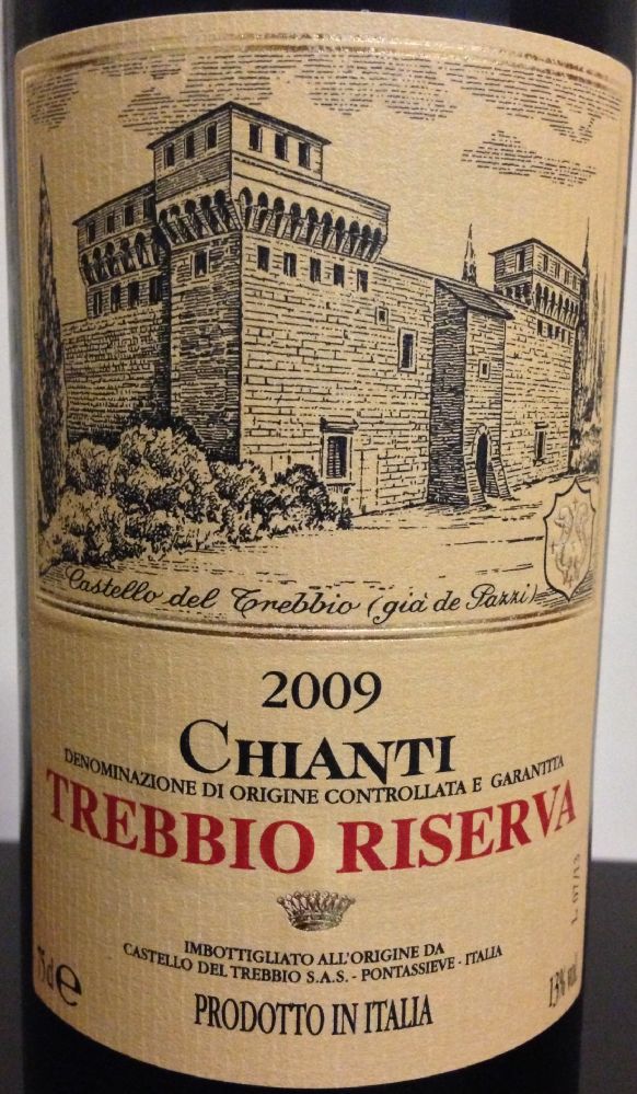 Castello del Trebbio S.A.S. Chianti Riserva DOCG 2009, Front, #267