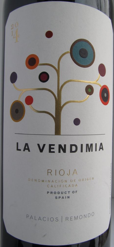 Bodegas Palacios Remondo S.A. LA VENDIMIA DOCa Rioja 2014, Main, #2721