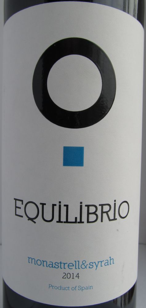 Vinos Sierra Norte S.L. EQUILIBRIO Monastrell Syrah DO Jumilla 2014, Main, #2783